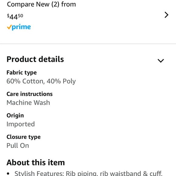 Tommy Hildiger NWT jogger size large - Picture 4 of 4